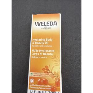 WELEDA Hydrating Body & Beauty Oil Sea Buckthorn Extracts 100 ml 3.4 fl oz NIB